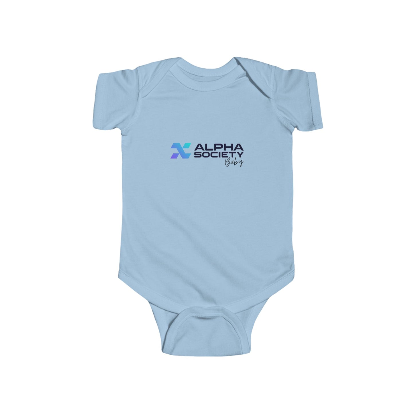 Alpha x Society Baby Bodysuit - Cute Infant Onesie for Trendy Newborns