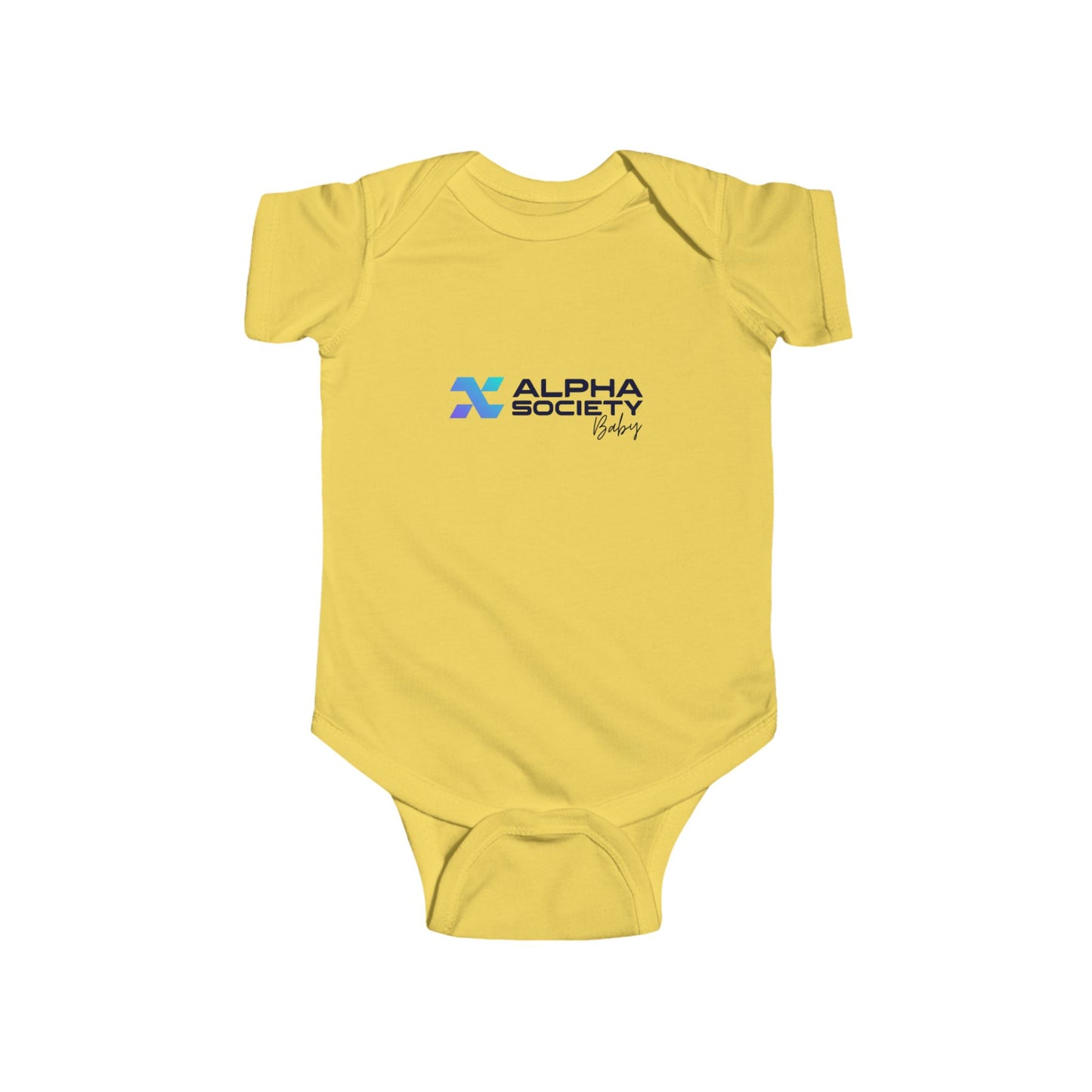 Alpha x Society Baby Bodysuit - Cute Infant Onesie for Trendy Newborns