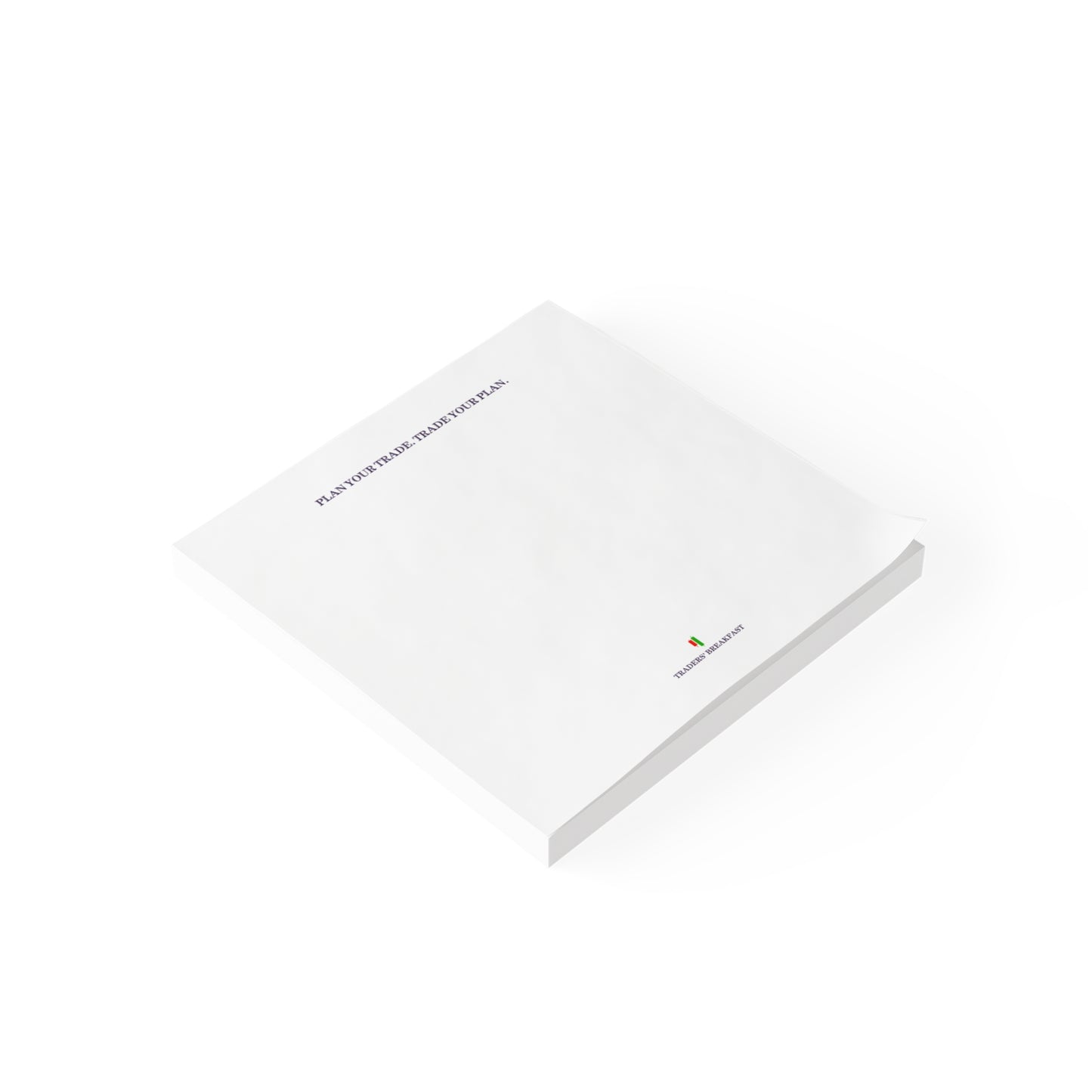 Traders' Breakfast Sticky Note Pad