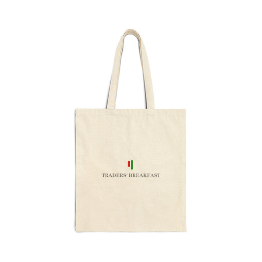 The Original Traders' Breakfast Cotton Canvas Tote Bag - Unisex
